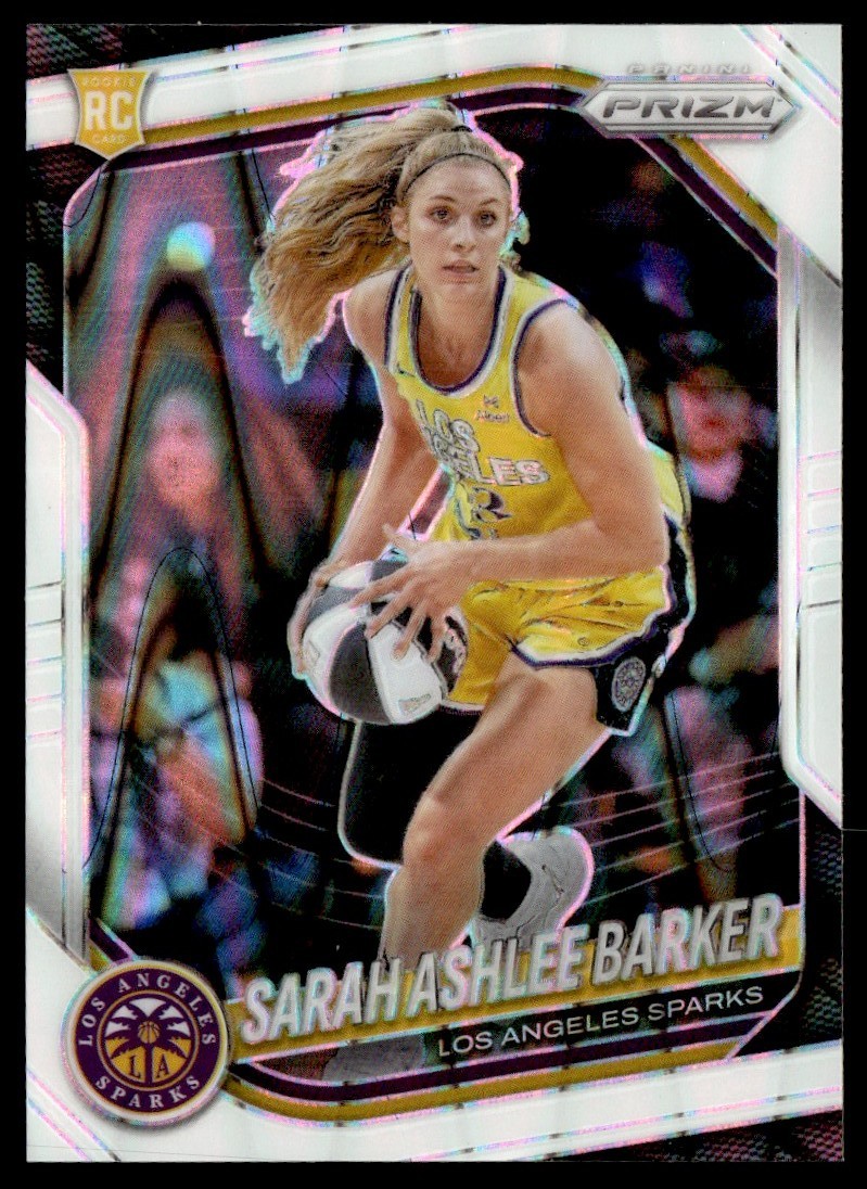 2025-26 Panini Prizm WNBA White Seismic Sarah Ashlee Barker RC #31