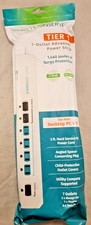 Simply Conserve Tier 1 7-Outlet Advanced Power Strip Surge Protection NEW