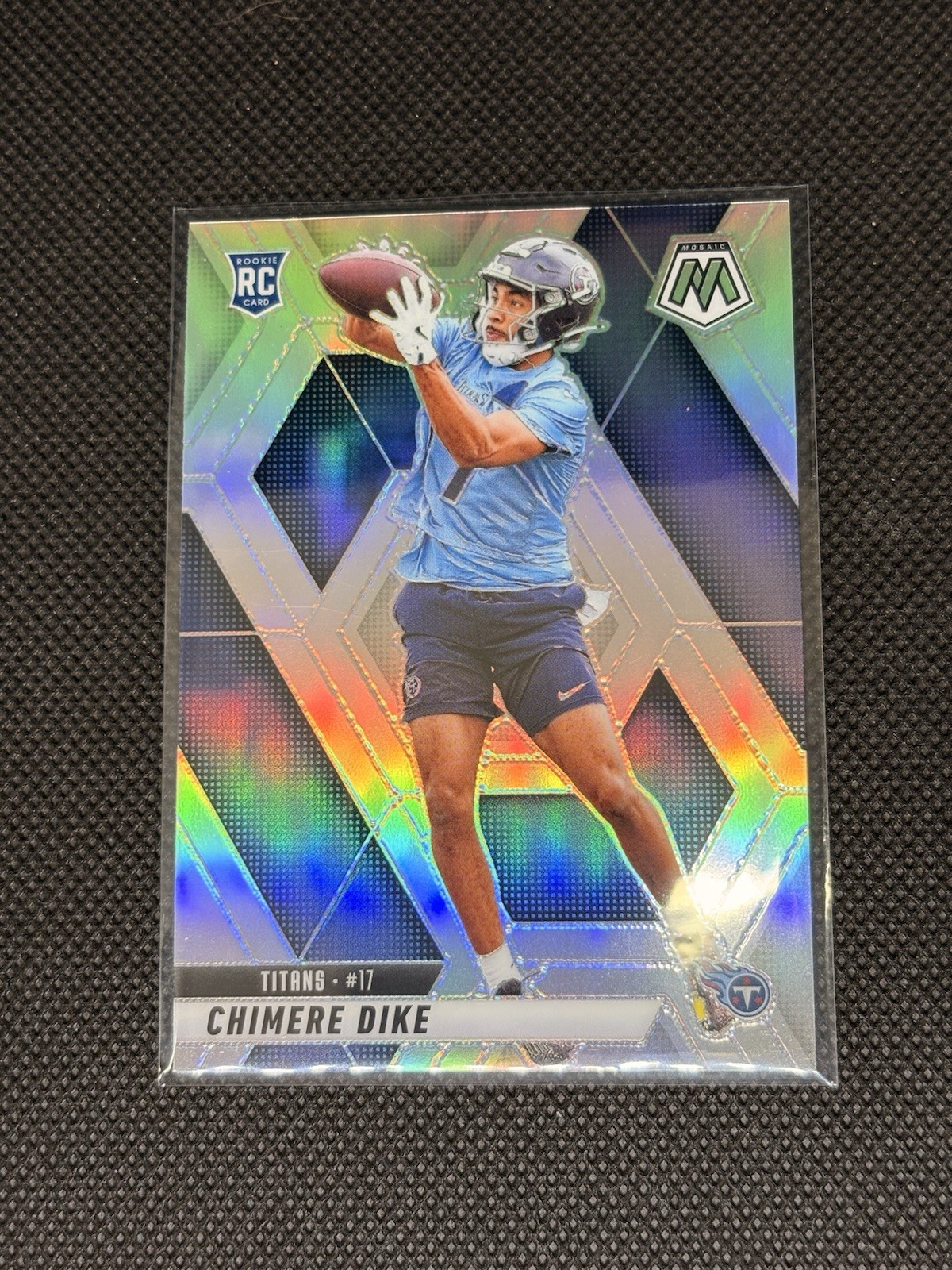 2025 Panini Mosaic - Rookies Chimere Dike #356 Silver Prizm (RC)
