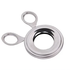 Stainless Steel Egg Topper Cutter Opener Boiled Raw Egg Cracker Knocker Tool