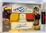1/1 Card! 2025 Leaf Trinity Football Bryce Underwood Juju Lewis Dual Patch Auto