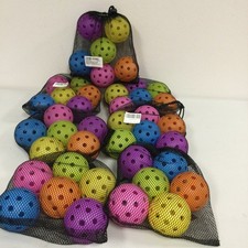 LOT OF 42 Outdoor Pickleball Balls 40 Hole Durable for All Courts and Paddles