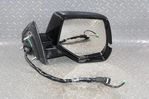 15-20 Escalade *SCUFFS* Black Passenger Right RH Power Door Mirror Surround View