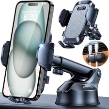  98 LBS Strongest Suction Military-Grade  Ultimate Car Phone Mount  Patent Sa...
