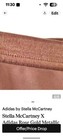 Stella McCartney X Adidas Rose Gold Cropped Leggings Womens L — photo 4