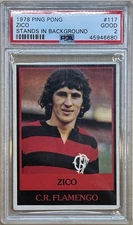 1978 Ping Pong Zico PSA 2 Stands In Background