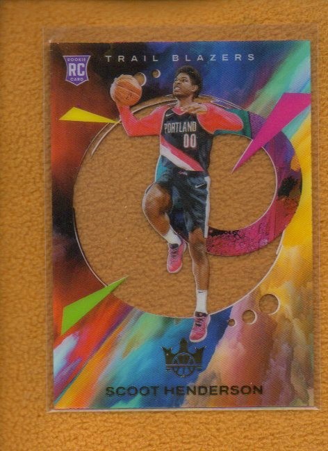 Scoot Henderson 2023-24 Panini Court Kings Basketball Acetate Rookie RC #16