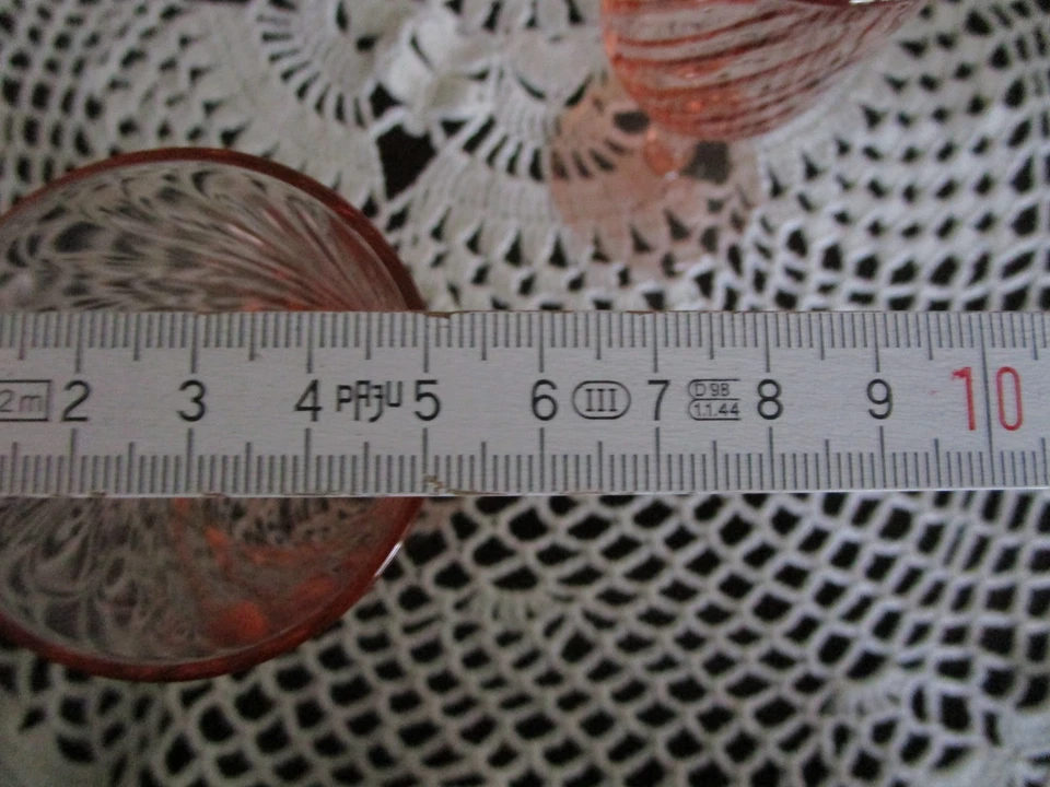 farbige Schnapsgläser aus Frankreich 6 Stück Rosalinglas alt schön Luminarc??? - Bild 4 von 4