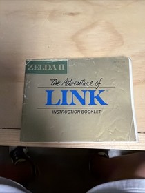 Zelda II Adventure of Link NES Gold Cart w/ Manual & Nintendo Hard Case