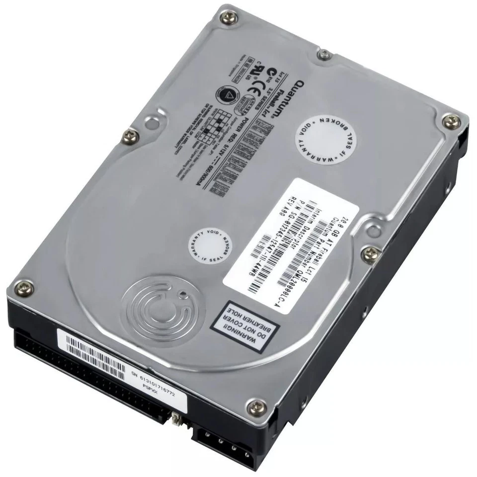 Quantum Fireball 20GB 3.5" IDE PATA EIDE 95 98 2000 XP Hard Disk HDD - Image 2 of 4