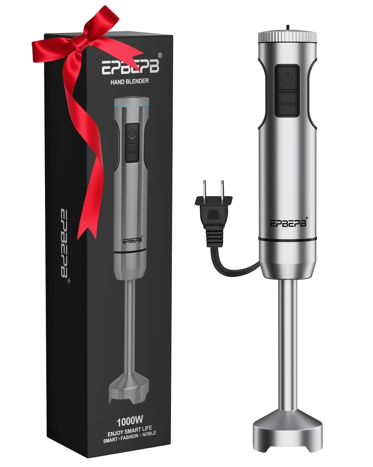 Handheld Immersion Blender, Wired, 11-Speed Adjustable, 1000W Pure Copper Mot...