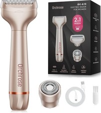 ELECTRIC RAZOR FOR WOMENS BODY: RECHARGEABLE PAINLESS ELECTRIC SHAVER, TRAVEL