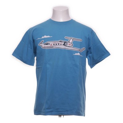 Baby Fresh, T-shirt, Größe: L, Blau, Baumwolle, Print, Herren #yoW