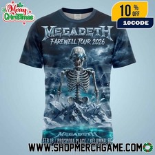 Megadeth Farewell Tour 2026 Kelowna BC Feb 18 Prospera Place D2149