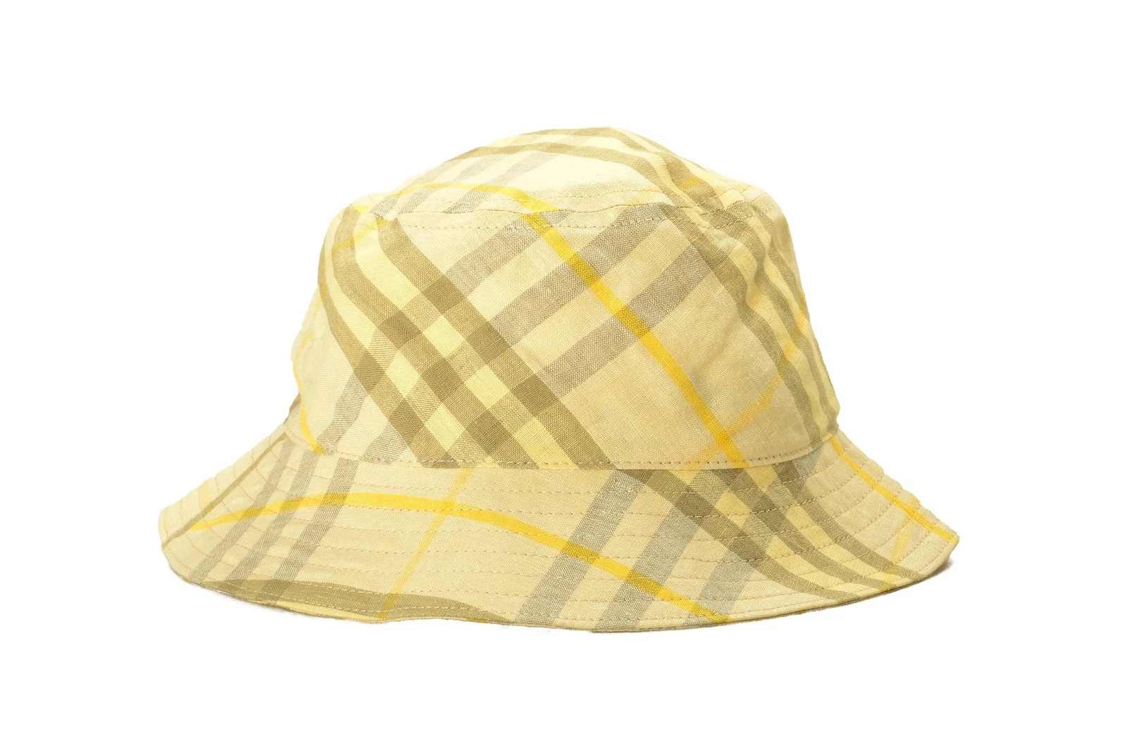 Burberry "Classic Bucket" 100% Linen Check Print Bucket Hat Size S
Opens in a new window or tab