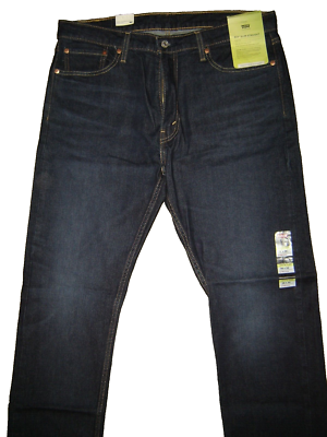 NWT Levi's 513 FLEX jeans 36 x 32 Slim Straight Fit Retail $80