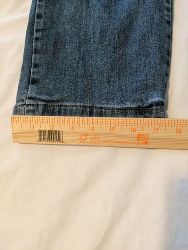 Cabelas Casuals Jeans Flannel Lined Womens 16 Short Washed Denim 26"inseam - Picture 15 of 16