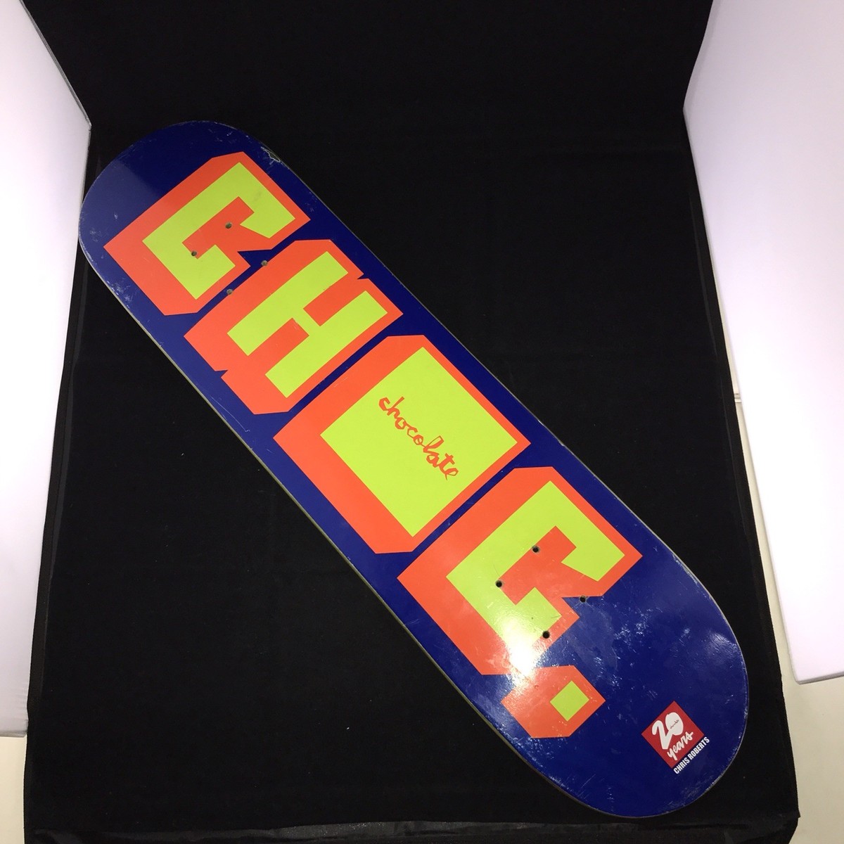 20th Anniversary Chris Roberts La Crob Chocolate Skateboard
