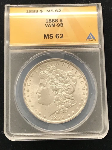 1888 Morgan Dollar VAM-98 ANACS MS62 #