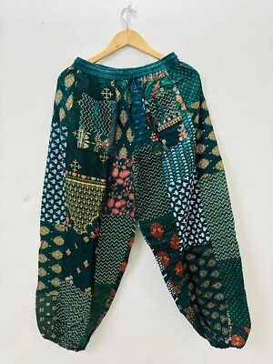 Patchwork Comfy Pants , Handmade Rayon Capri , Unisex Wear,  Summer Dress, Mommy
