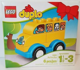 LEGO Duplo My First School Bus 6 Piece Sealed Set 10851 NEW box Damaged
