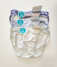 3 Vanity Fair Illumination Bikini Panty Multi 18108 Sz 6/M - NWT