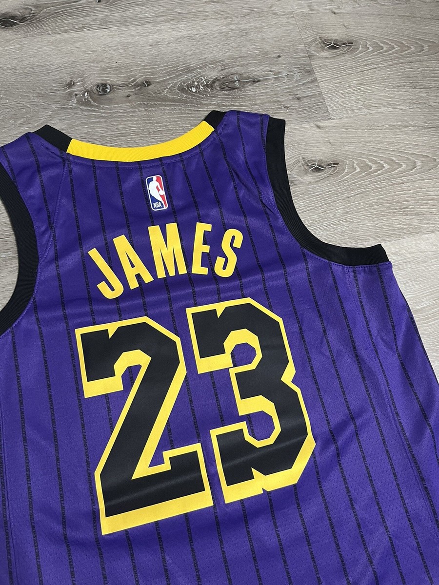 Nike Los Angeles Lakers Jersey City Edition LeBron James Sz
