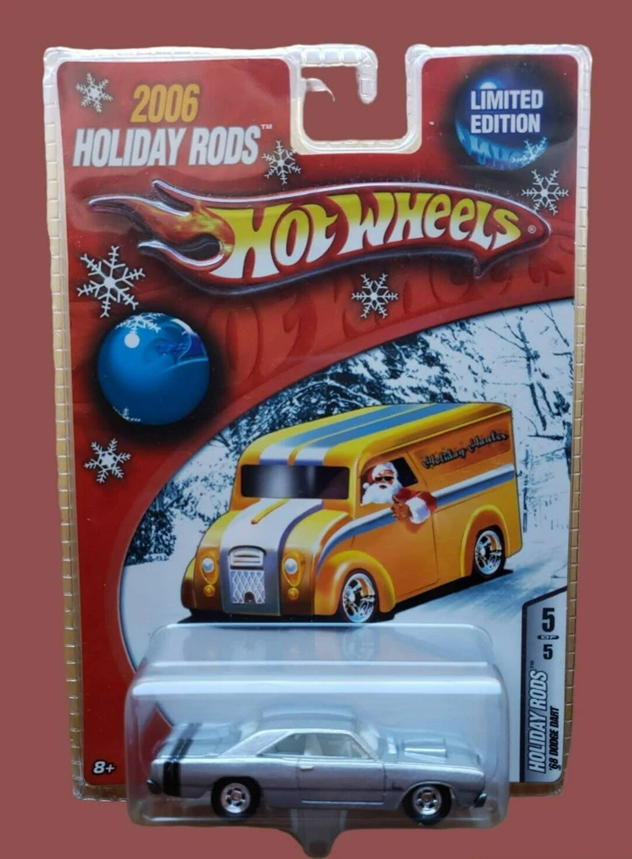 Dodge Dart Silver 2006 Holiday Rods '68 edición limitada 1:64 RRPRF Hot Wheels Foto 2 de 4