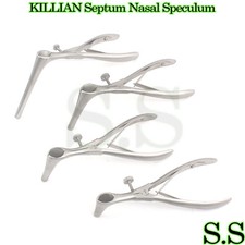 4 KILLIAN Septum Nasal Speculum 6.00" BLADE SIZE 2", 2.5", 3" & 3.5" 