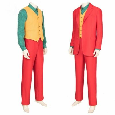 2019 NEW Joker Cosplay Costume Joaquin Phoenix Authur Fleck Full