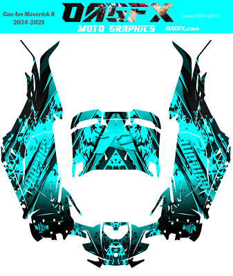 2024-2025 Can Am Maverick R RS Graphics Kit  Pro Edition D79-1 OAGFX Racing