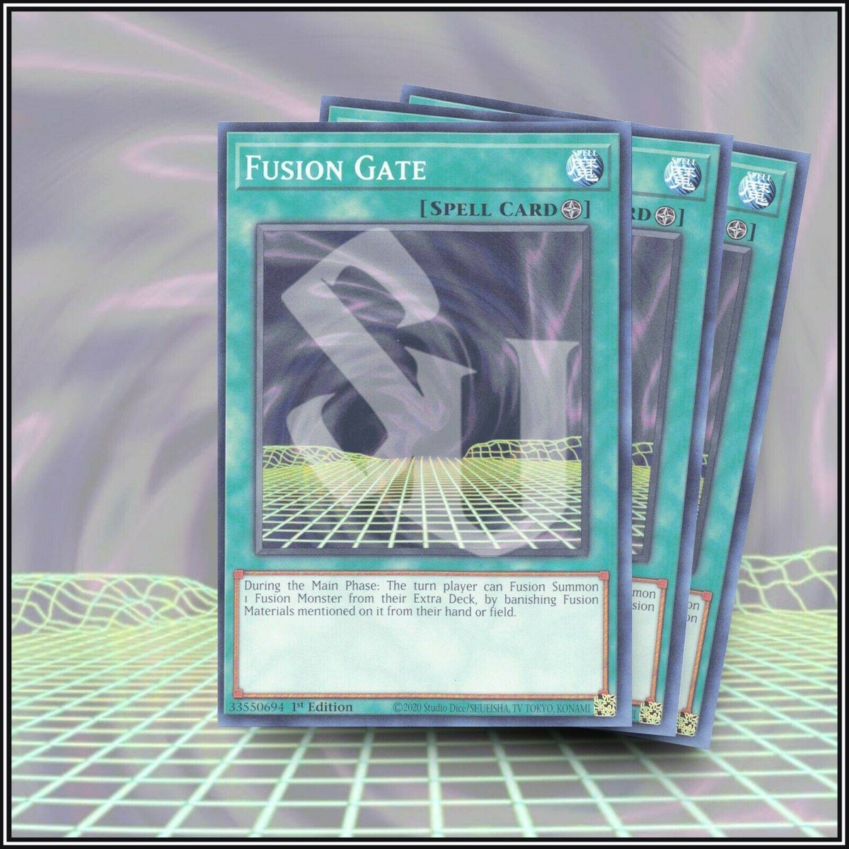 yugioh card fusion gate SDAZ-EN024 Yu-Gi-Oh! The turn player can Fusion Summon 1 Fusion Monster from their Extra Deck YuGiOh FUSION GATE x3 GREAT