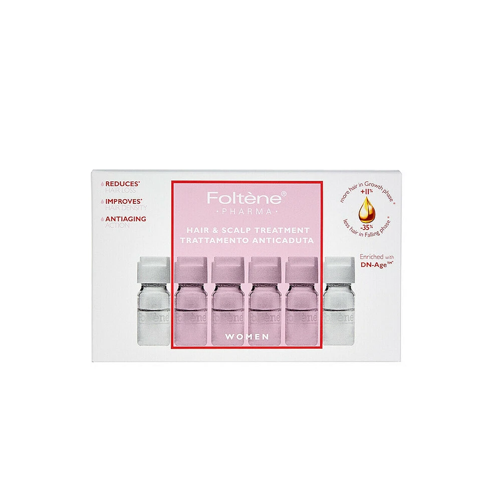 Tratamiento Cabello y Cuero Cabelludo Foltene MUJER 6ml x 12 ampollas Foto 2 de 2