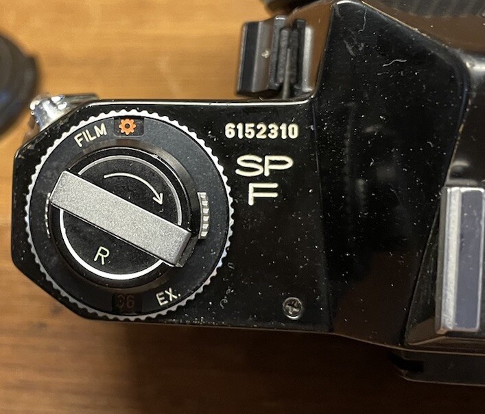 Exc+5* Pentax SPF Spotmatic F Black Film Camera SMC Takumar