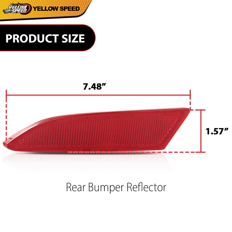 Подходит для 2012-2018 Ford Focus задний бампер отражатель левый со стороны водителя BM5Z13A565B - Изображение 3 из 4