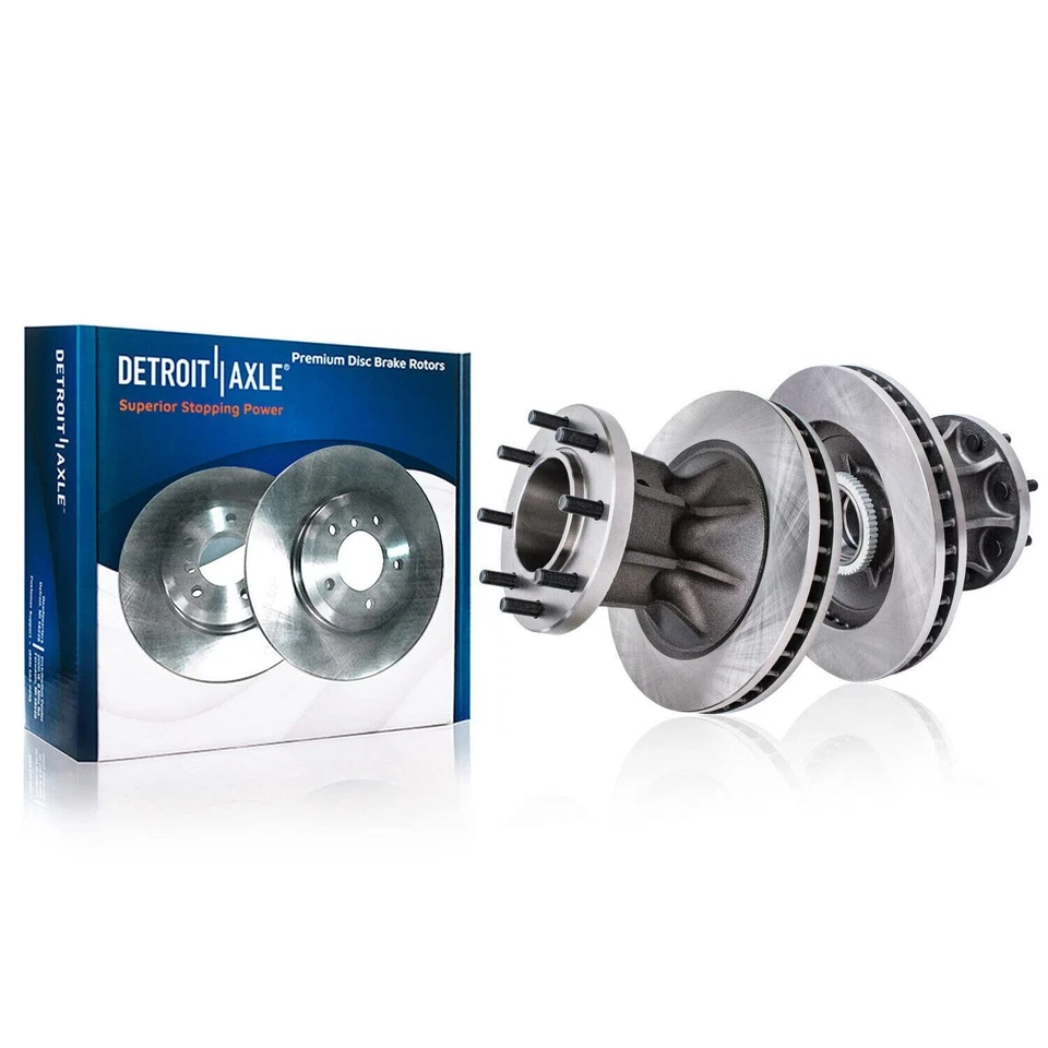 Front Disc Rotors Brake Pads for 1996-2002 Chevy GMC C3500 Express Savana 3500 - Image 3 of 4