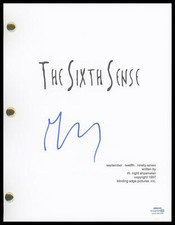 M. Night Shyamalan "The Sixth Sense" AUTOGRAPH Signed Script Screenplay ACOA