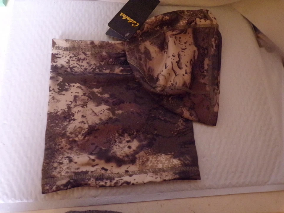 CABELAS ORIGINAL ULTIMATE STRETCH FLEECE BEANIE/GAITER COMBO. OCTANE-02 - Image 3 of 4