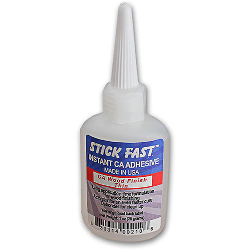 Stick Fast 210 CA Wood Finish, 1 oz Capacity, Thin