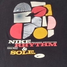 Nike The Nike Tee Rhythm & Sole Size XXL T Shirt Short Sleeve - Imperfect