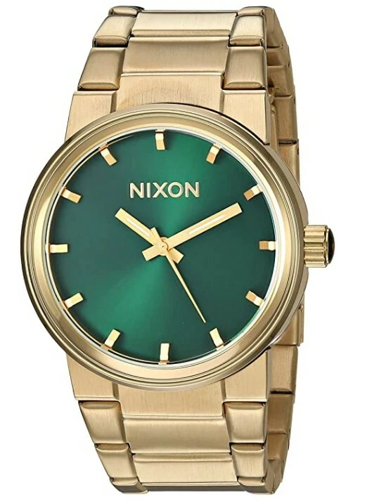 Nixon cannon gold watch sales