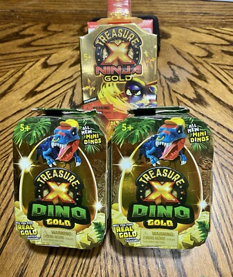 LOT Of 3 GENUINE New in Box Treasure X ADVENTURE SETS 1 Ninja Gold