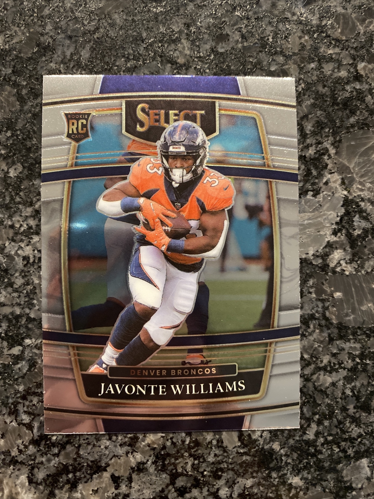 2021 Panini Select Javonte Williams Rookie Concourse #57