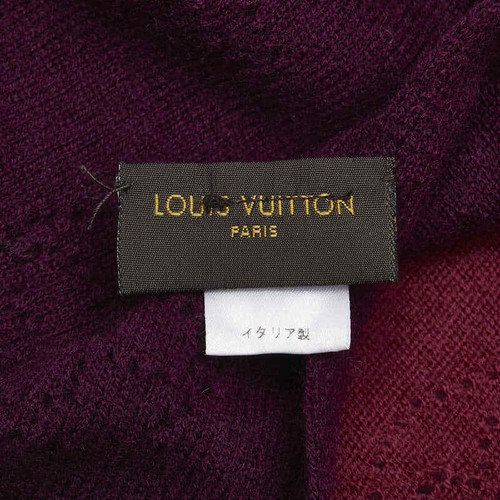 LOUIS VUITTON Escharp Monogram Scarf M75533 Women 【Used】 - Picture 3 of 6