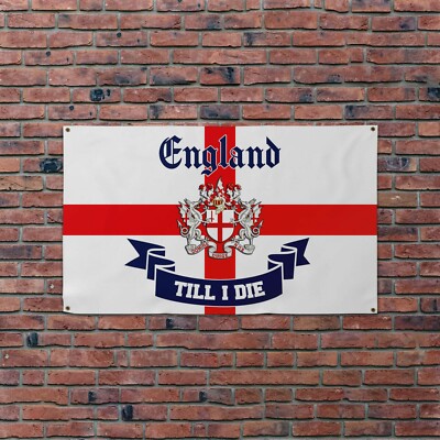 St George - England Till I Die - 5x3ft Banner