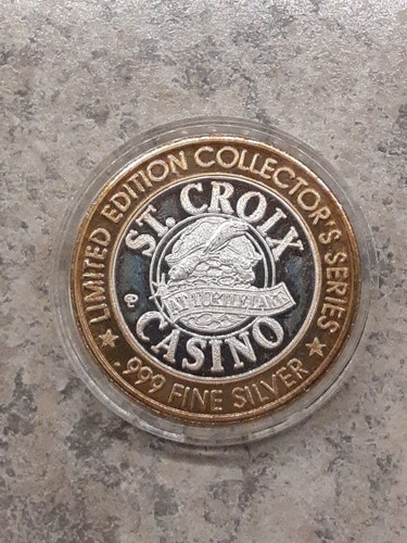 Moneda de Coleccionista St. Croix Casino 1995 Banda Chippewa .999 Plata - Imagen 3 de 4