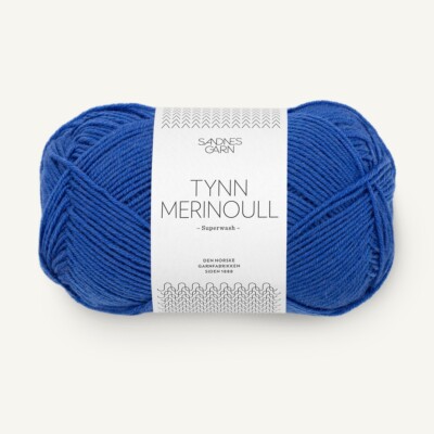 TYNN MERINOULL von SANDNES GARN - DAZZLING BLUE (5845) - 50 g / ca. 175 m Wolle