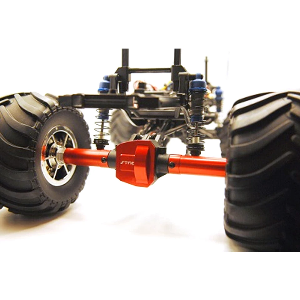 STRC STC41005R CNC Machined Aluminum Rear Lock-Outs Red for Associated MT12 - Image 2 of 2