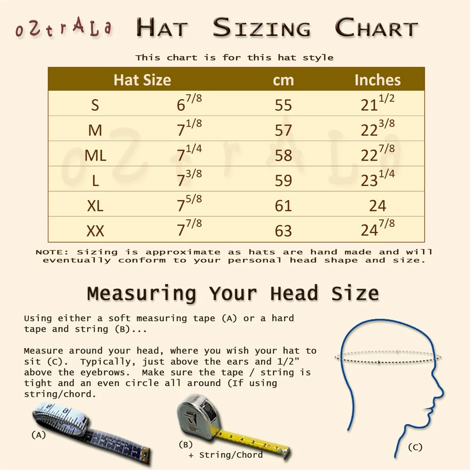 【oZtrALa】 Oiled KANGAROO Leather Hat Cowboy Western Outback Mens Golf AUSTRALIAN - Image 2 of 4