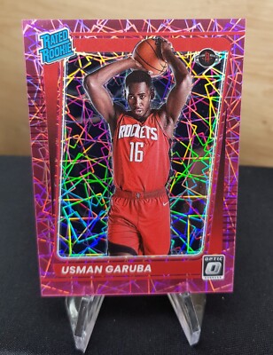 2021-22 Donruss Optic - Usman Garuba - Rated Rookie Pink Velocity - Rockets /79